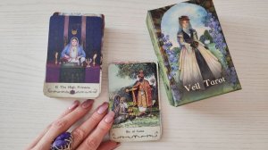 Veil Tarot Распаковка и обзор авторской колоды