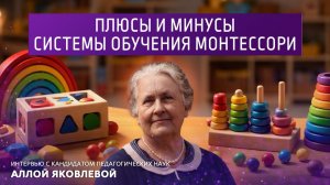 Плюсы и минусы системы обучения Монтессори.
