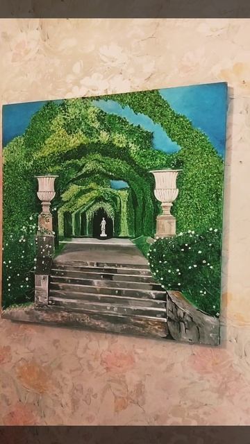 artist Denis Teklin #art #garden #park #painting #парк #живопись #классика