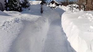 Снег на даче 2026 - отложенная публикация