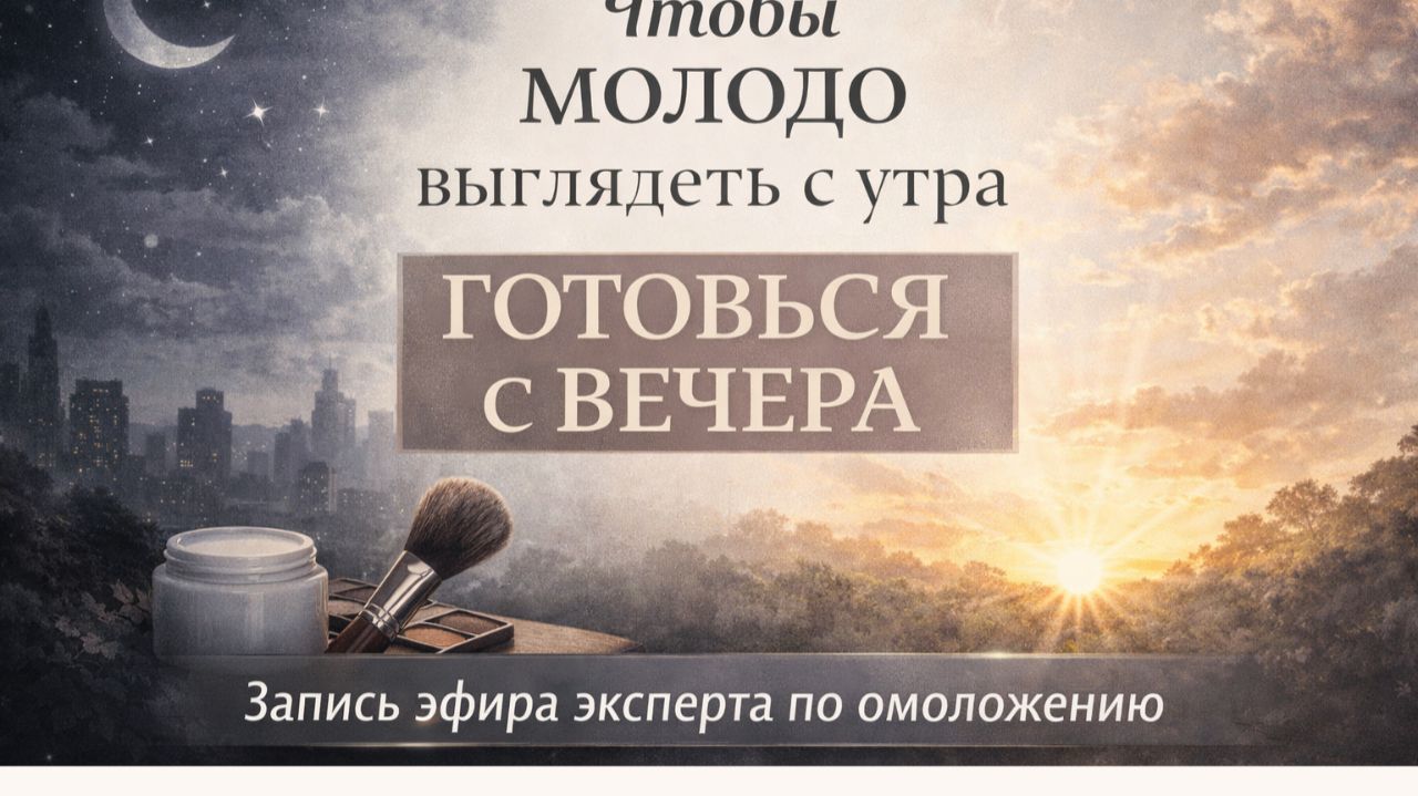 Вечерние привычки, за которые утром лицо скажет вам спасибо | Запись эфира
