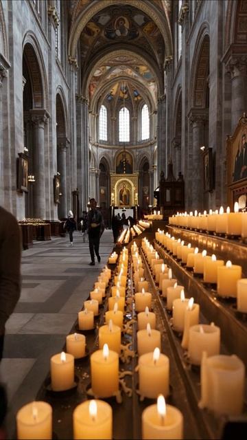 Тайны святых мест: вечерняя служба #церковь #освещение #молитва