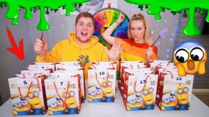 КОЛЕСО ФОРТУНЫ СЛАЙМ ЧЕЛЛЕНДЖ 😱 ТАЙНЫЕ ПАКЕТЫ Лизун ИЗ Случайных ИНГРЕДИЕНТОВ