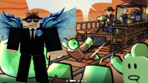 Я играю в роблокс мёртвые рельсы. Dead rails.