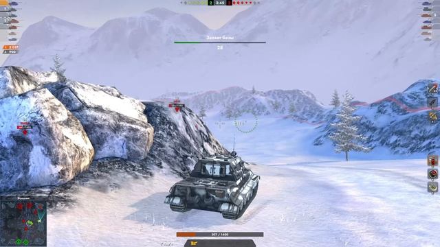 Реплеи в tanks blitz - колобанов, Новогодний Jagdtiger 8.8