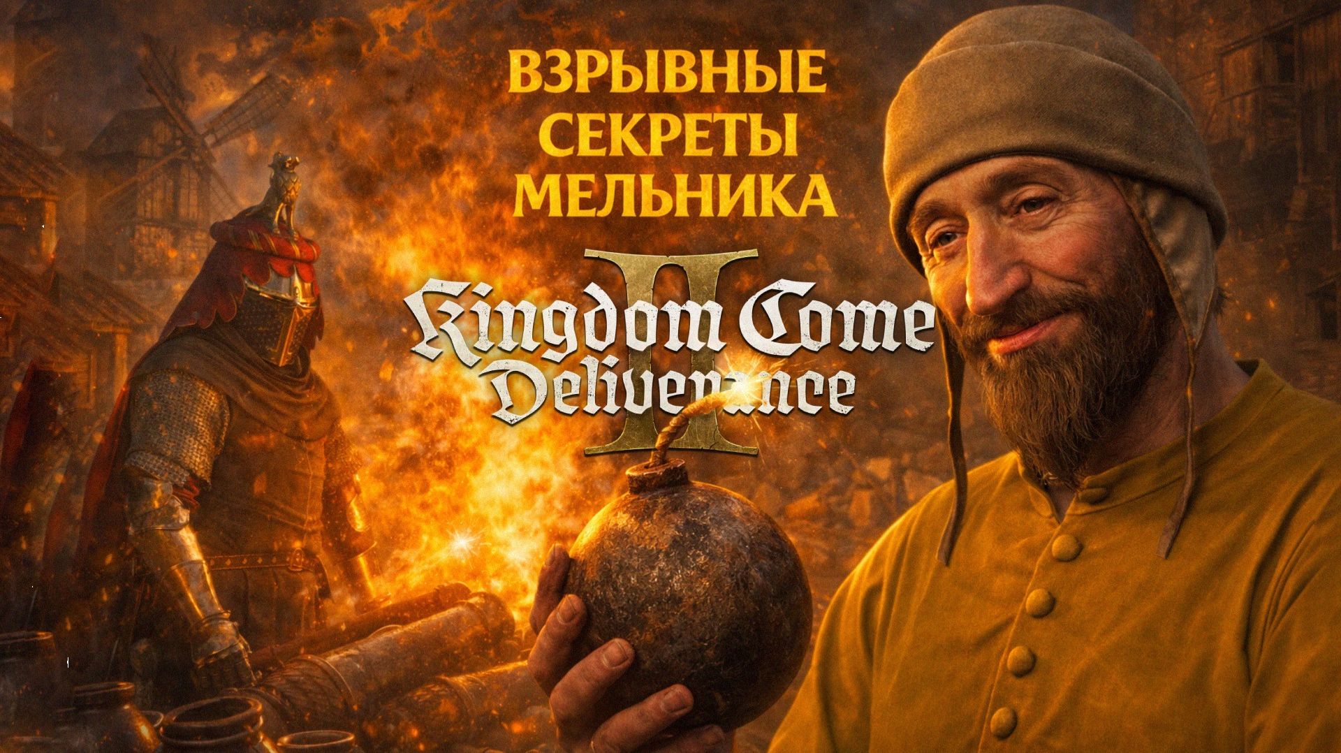 Kingdom Come Deliverance 2 СЕКРЕТЫ МЕЛЬНИКА ПОРОХ КРЕПОСТЬ прохождение #76 Кингдом Кам Деливеренс 2