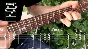 ИГРА АККОРДАМИ на Гитаре 009. Уроки Гитары. Аккорды и табы для Гитары Guitar B28