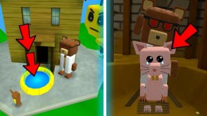 Розовая Крыса В заложниках У Злого Ученого в Игре Super Bear Adventure