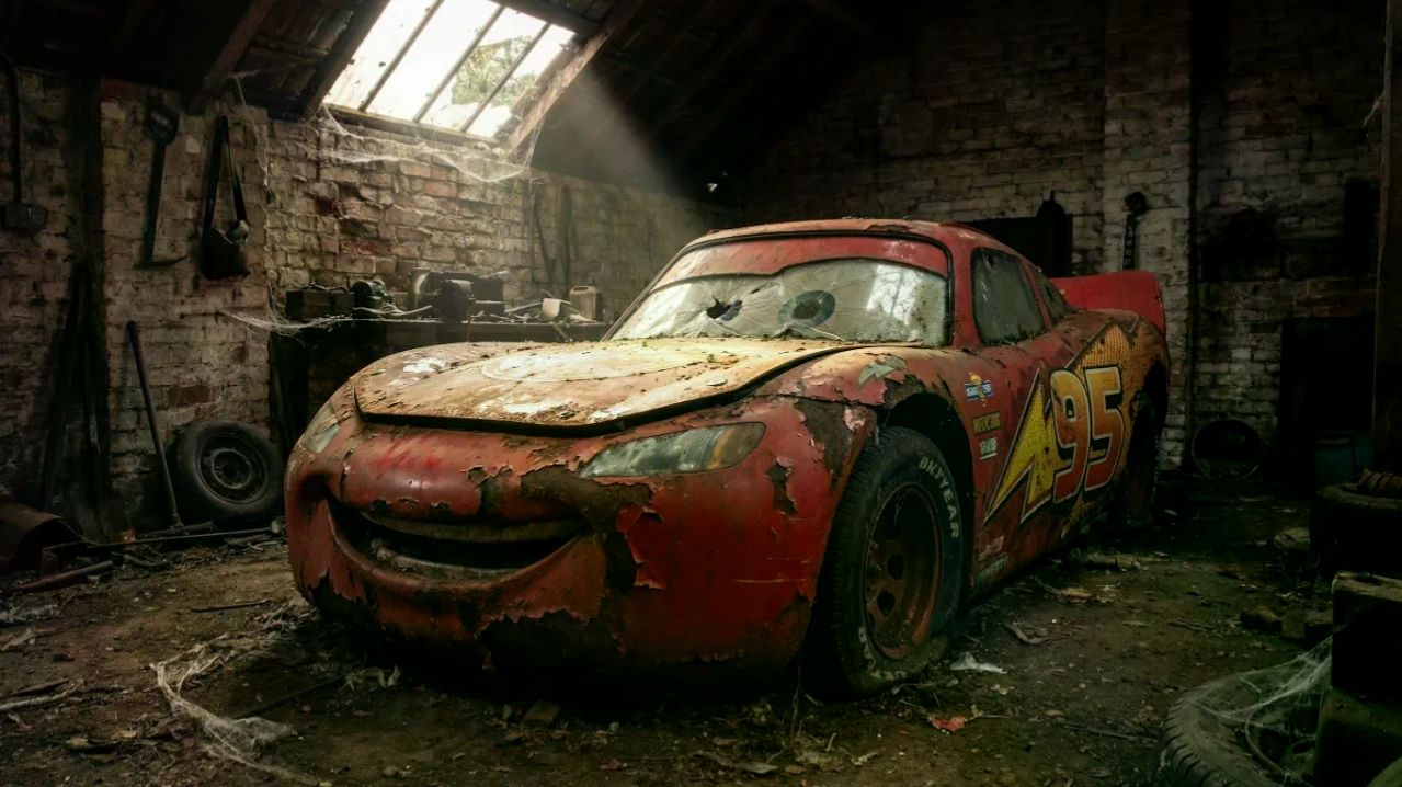 Заброшенный Молния Маквин! Яркие Мультики для детей. Детские мультики для малышей