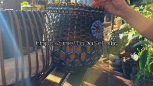 Мастер-класс "Форма кашпо из ротанга КВАДРАТУРА"