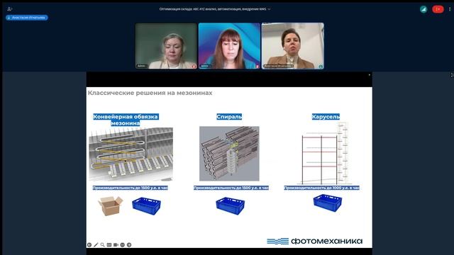 Вебинар на Aquaflame. Оптимизация склада: ABC-XYZ анализ, технологии автоматизации, внедрение WMS