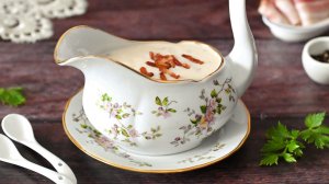 🍜 Соус Бешамель с беконом / для пасты, пиццы, мясных блюд