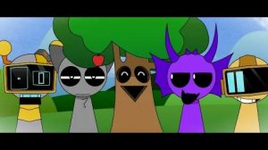 "Что за Прекрасный День＂ Sprunki - TrAIFIX Mix