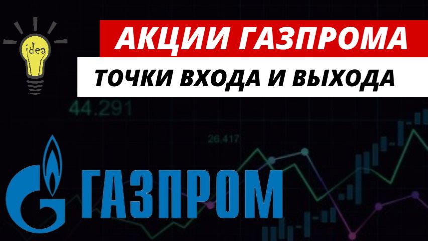 Акции Газпрома. Точки входа и выхода.  #акциигазпрома #акциигазпром #акции