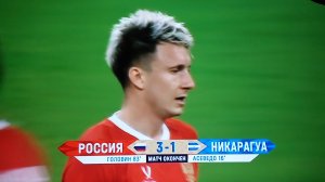 Футбол. Товарищеский матч Россия - Никарагуа