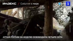 Армия России за неделю освободила четыре села
