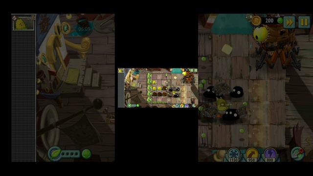 Прошёл 3 босса в пвз 2 ( египет пират запад)