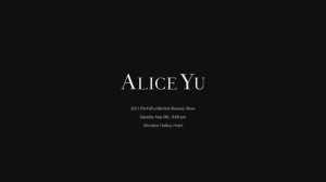 Показ женской коллекции Alice Yu «Odyssey весна-лето 2025