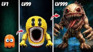 Я собрал все версии PAC-MAN из конструктора ЛЕГО... и заставил их сражаться