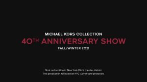 Показ коллекции Michael Kors осень-зима 2021-2022