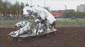 Мончегорск. Ленинградская набережная. 1 июня 2025.