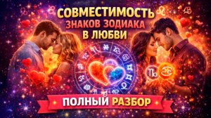 Совместимость знаков Зодиака в любви: полный разбор