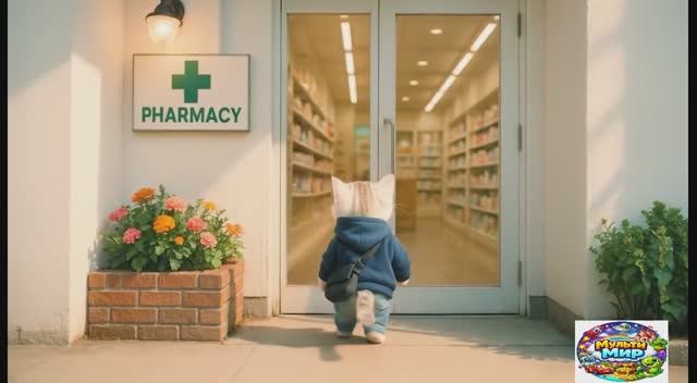 【Трудовой котик Муги】Кошелек или жизнь! Один день из жизни Муги на празднике Хэллоуин 🐱🎃