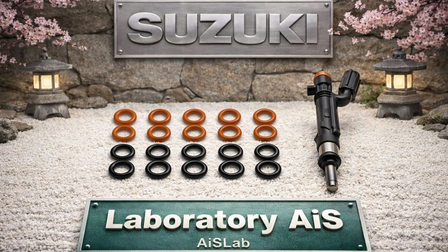 Ремкомплект на 8 инжекторов S-029, SUZUKI Swif ZC72S-3 (version) K12B,,.mp4