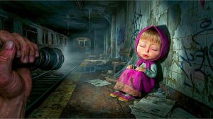 Я нашла персонажей мультфильма «Маша и медведь» в заброшенном лесу!😱😨👍