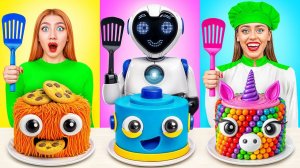 Кулинарный Челлендж Я против Бабушки с Роботом  Смешные Рецепты