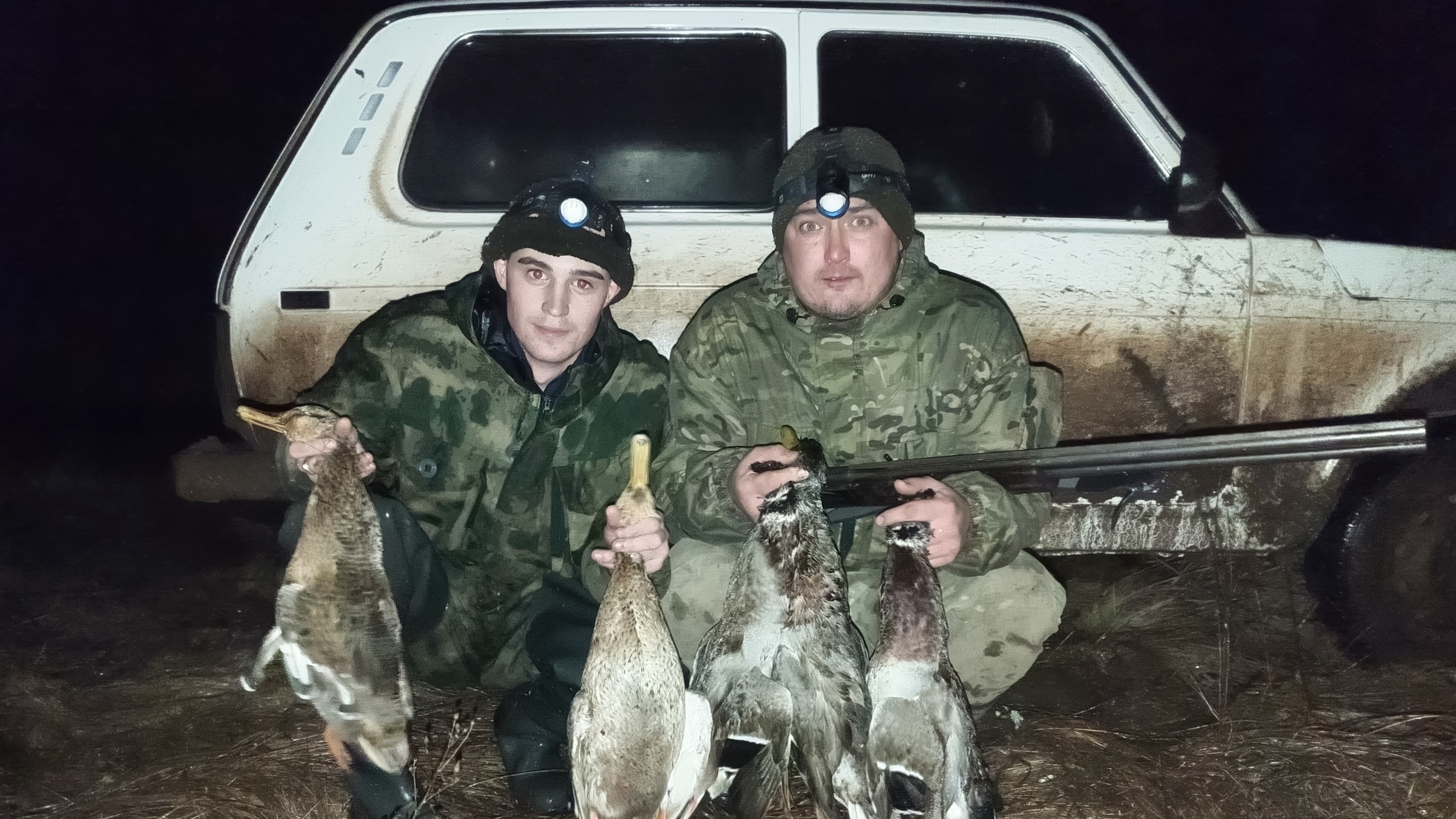 Охота на уток вечорка