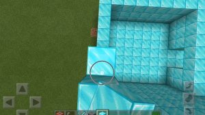 2 часть Строю дом из алмазов в Minecraft