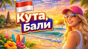 Кута, БАЛИ - Пешая экскурсия по пляжу Кута и центру города