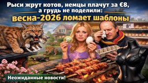 🤪 Весна, рыси, яйца по 8 евро и грудь, которую не поделили: когда реальность обогнала анекдоты