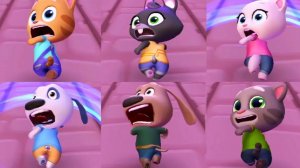 «Говорящий Том: гонка на время»!  Быстро бегите сквозь