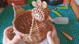 Курочка из бумажной лозы часть 3