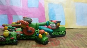 1-3 сезоны:мини танки.Все серии подряд.- Мультики про танки из пластилина.Видео от Танк Бум.