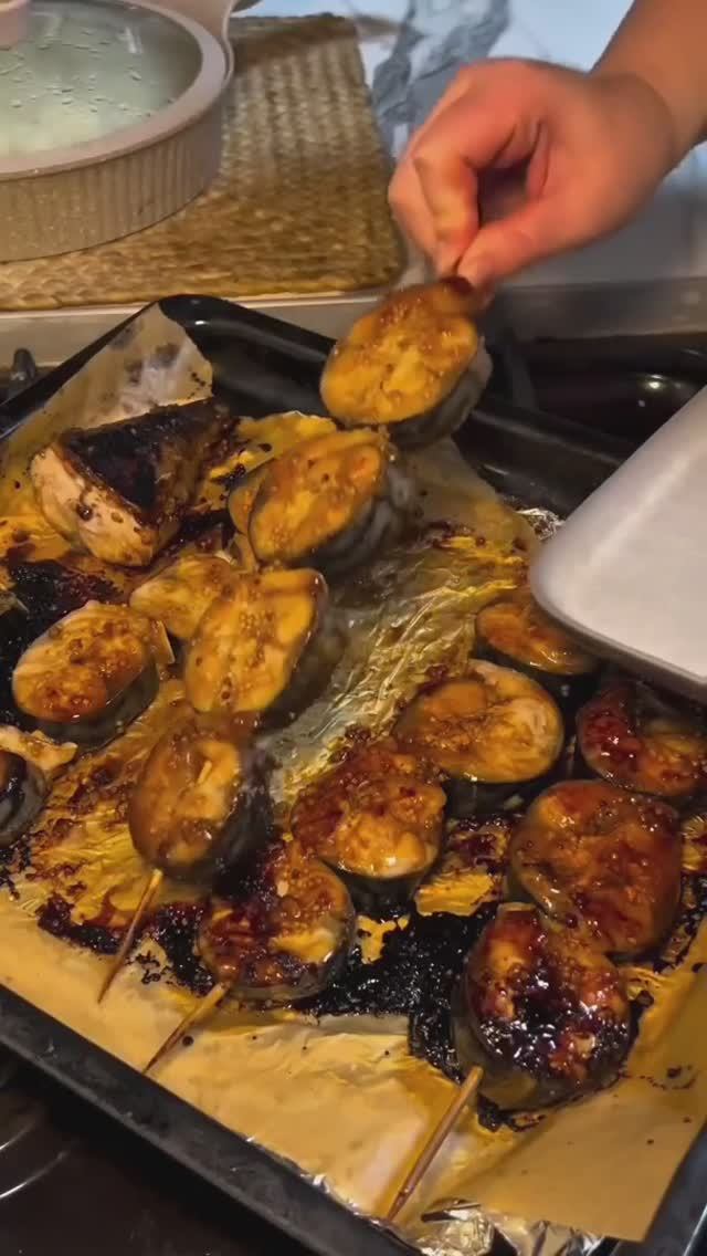 Шашлычки из скумбрии 🐟🍢