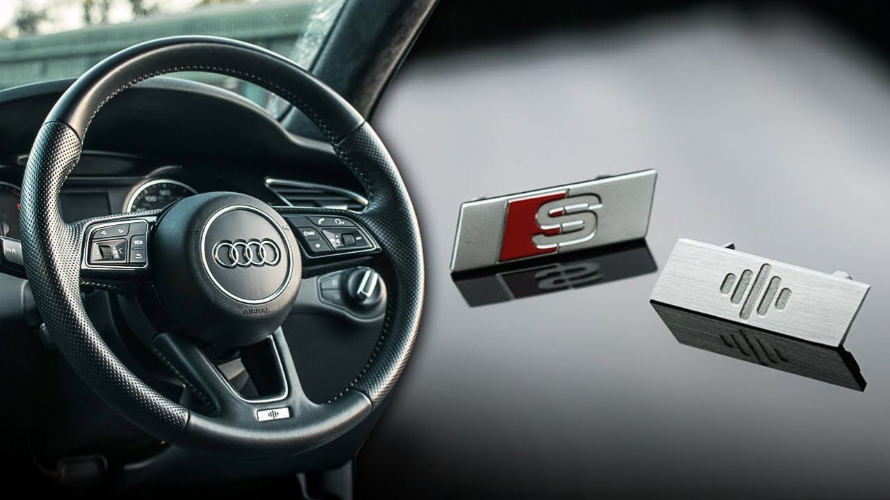 Изготовление индивидуального значка на руль Audi смотреть онлайн
