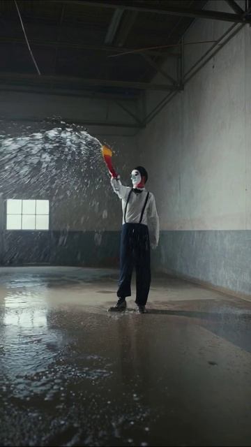 Танец тени: история клоуна #клоун #искусство #драма