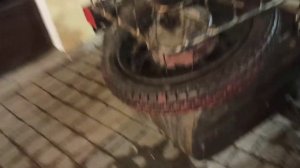 Советский мотоцикл с люлькой на Проходном Дворе  г . Тула.