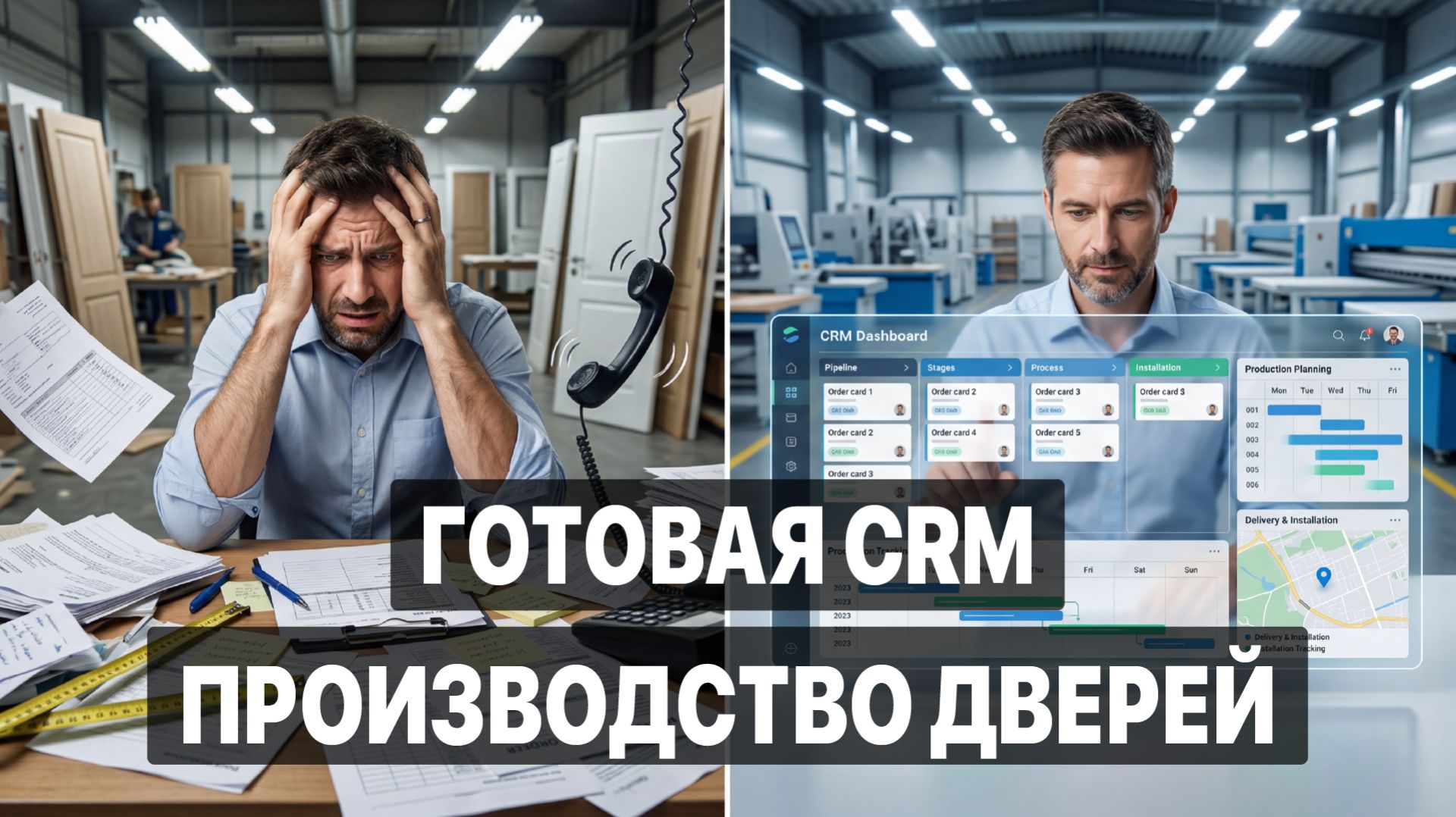 Как навести порядок в производстве дверей: CRM на 10 воронок (реальный пример)