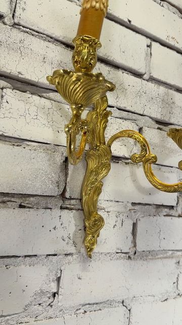 Настенный светильник из бронзы 20846