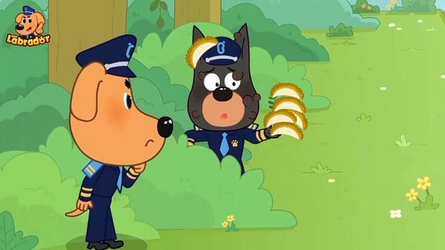 Храбрый шериф Лабрадор, кто бросает мусор из окна машины, — познавательный мультфильм.