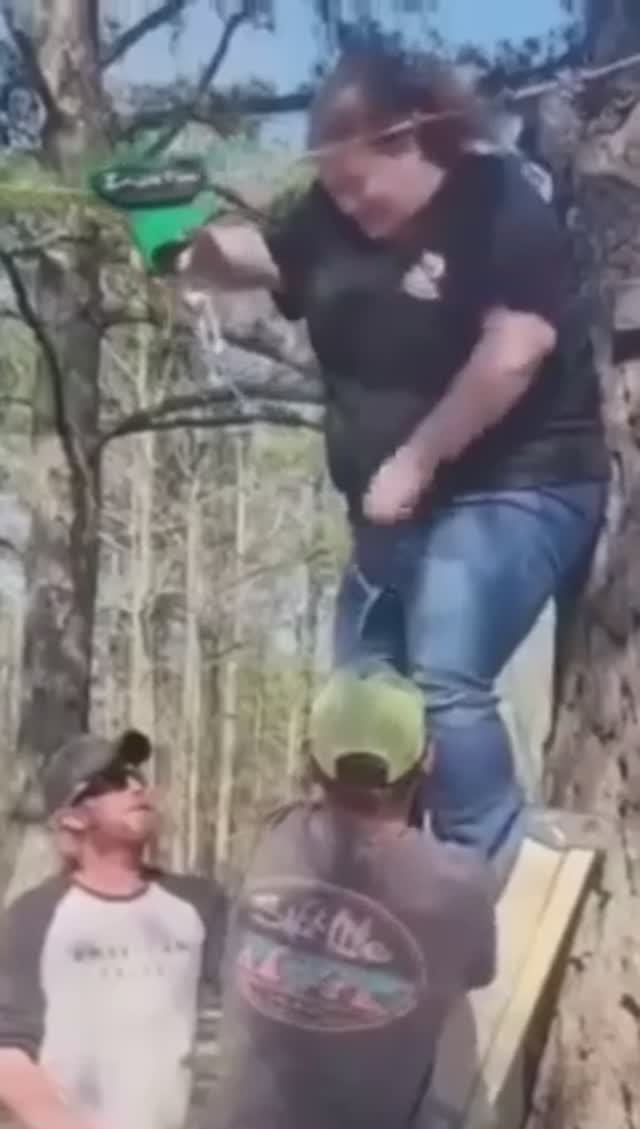 Тарзаночка не выдержала