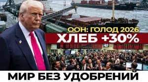 Глобальный голод 2026: мочевина дороже нефти в 2026 году - $677 за тонну. ХЛЕБ +30%?