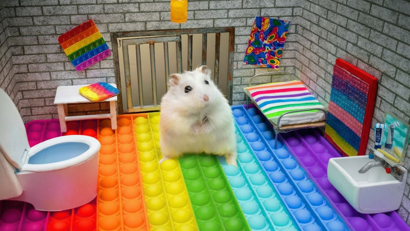 🐹 Хомяк сбегает из Pop It лабиринта😍🤩👍