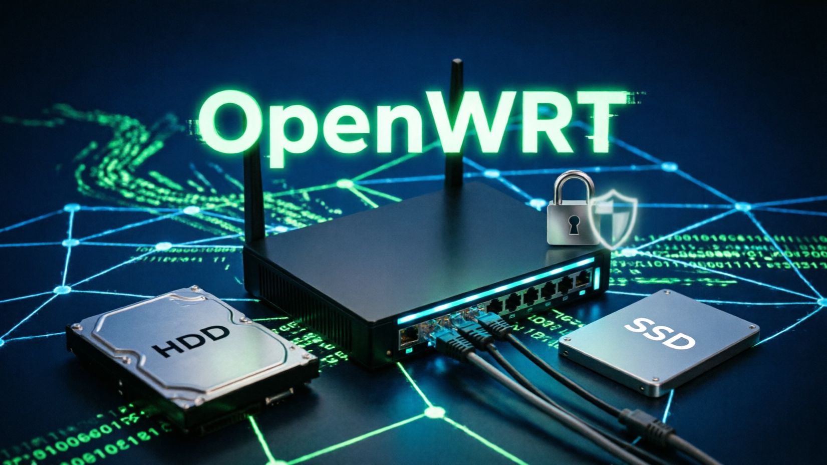 Подключаю HDD, USB SSD и USB Flash к OpenWRT, открываю сетевой доступ Samba