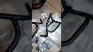 Установка клетки CRAZY IRON на мотоцик Voge RR525