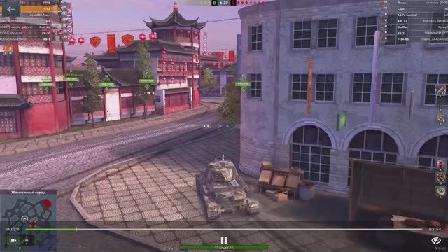 Игра в Танки, смотреть бой в советский Танк Т-43 мой бой -10, танковые бои и сражения на танках